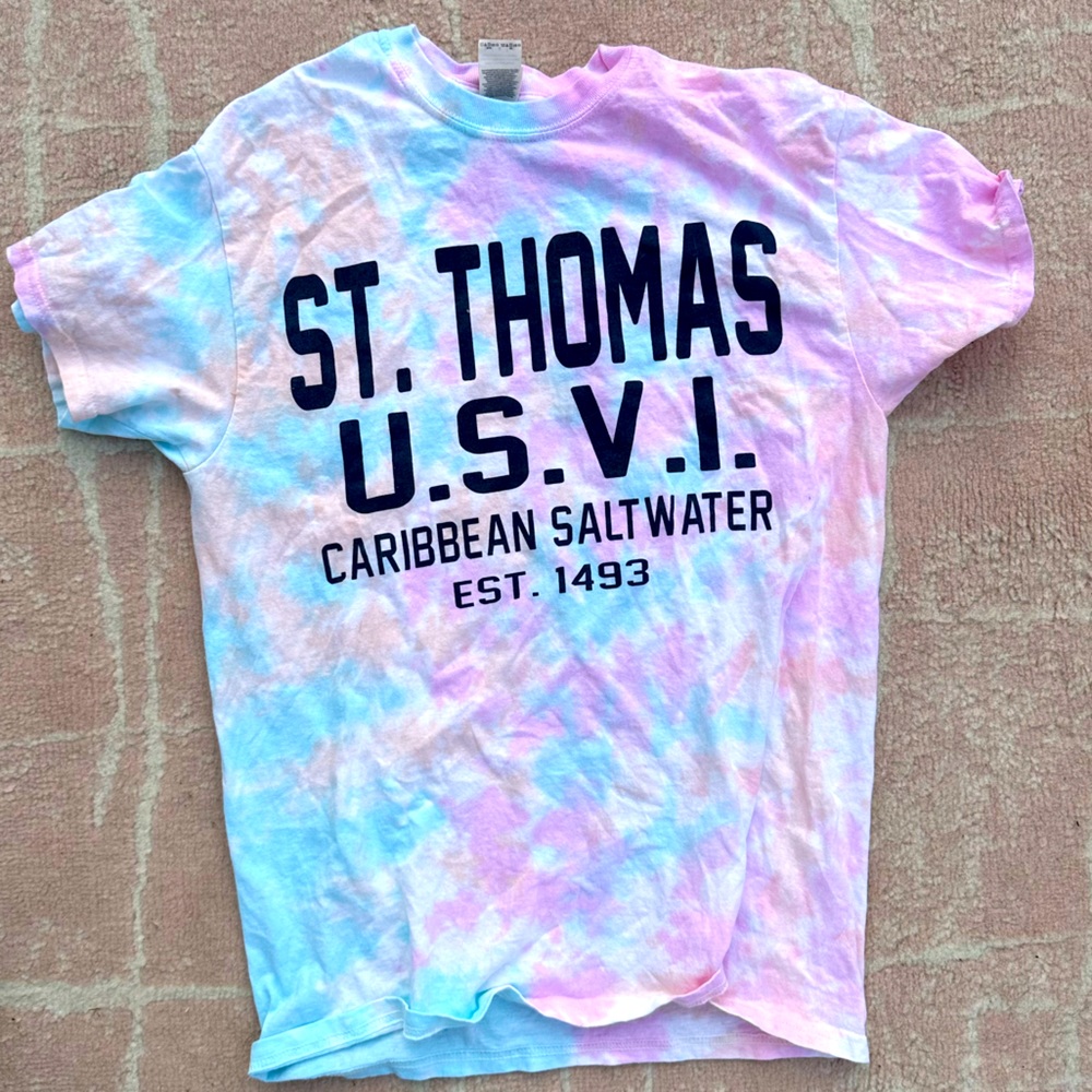 St. Thomas USVI Tie Dye T-Shirt
